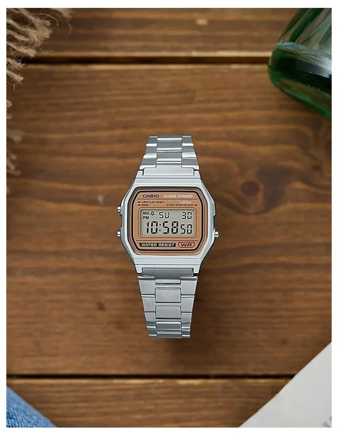 Casio A158Wea-9D Watch in Silver