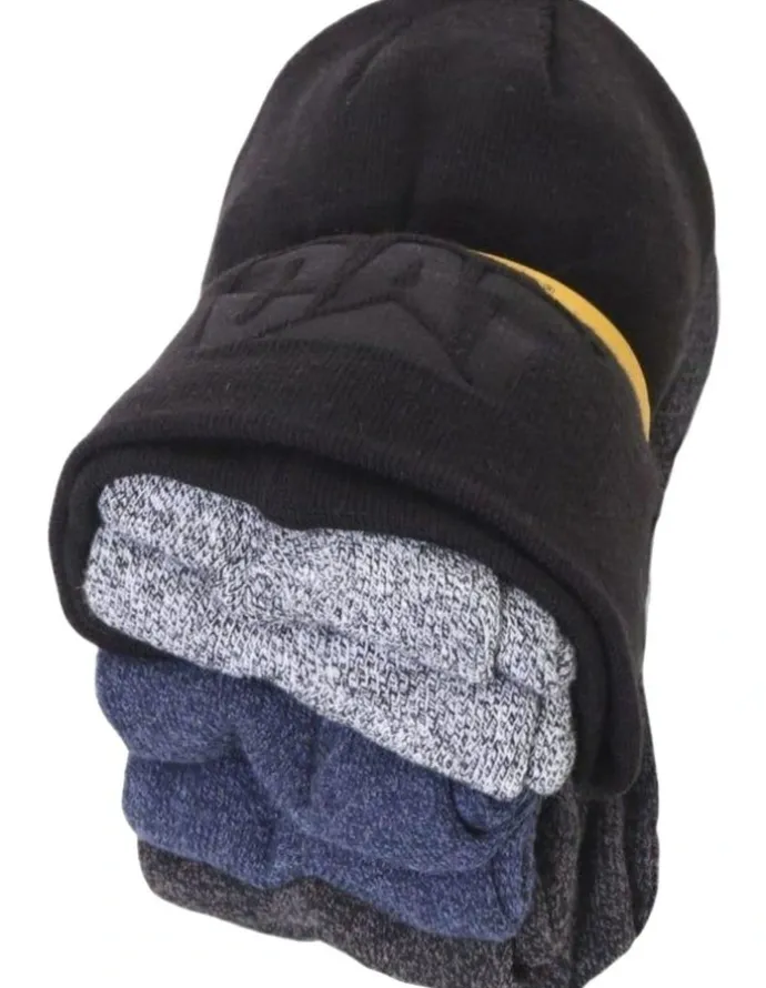 Caterpillar Beanie & Socks Bundle Pack 6 Piece in Multicolour