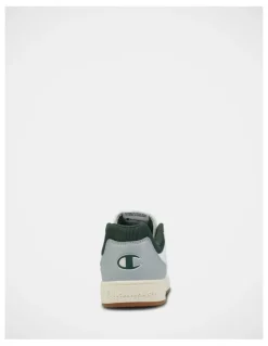 Champion Arena Lo V2 Sneakers In White/Dark Green