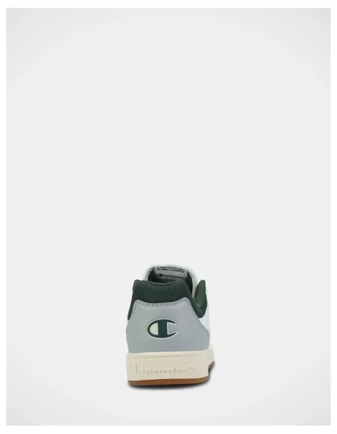 Champion Arena Lo V2 Sneakers In White/Dark Green
