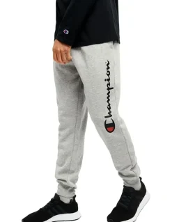 Champion Script Slim Leg Cuff Pant in Grey