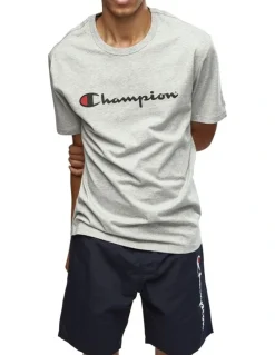 Champion Script Tee Grey