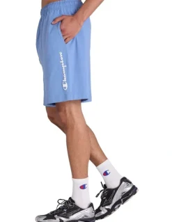 Champion Puff Script Short in Frontier Blue
