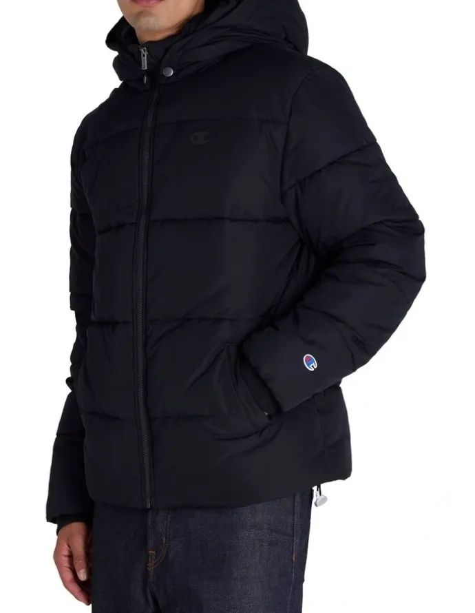 Champion Rochester Puffer Jacket in Black