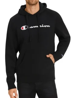 Champion Script Hoodie in Black