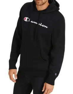 Champion Script Hoodie in Black