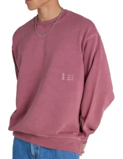 Champion Vintage Wash Crew in Maroon