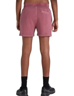 Champion Vintage Wash Short in Red