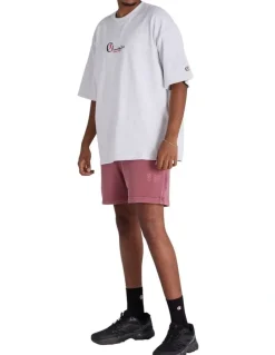 Champion Vintage Wash Short in Red
