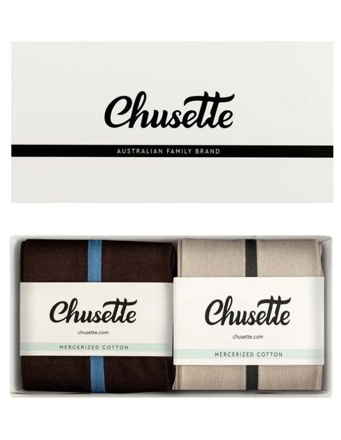 Chusette Men's Socks Gift Pack. Premium Light Cotton. Summer Collection