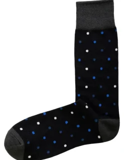 Chusette Men's Socks in Blue / White dots 10 Pack