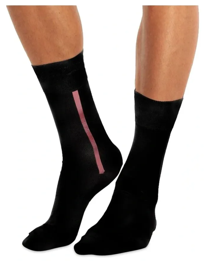 Chusette Men's Socks in Black 10 Pack