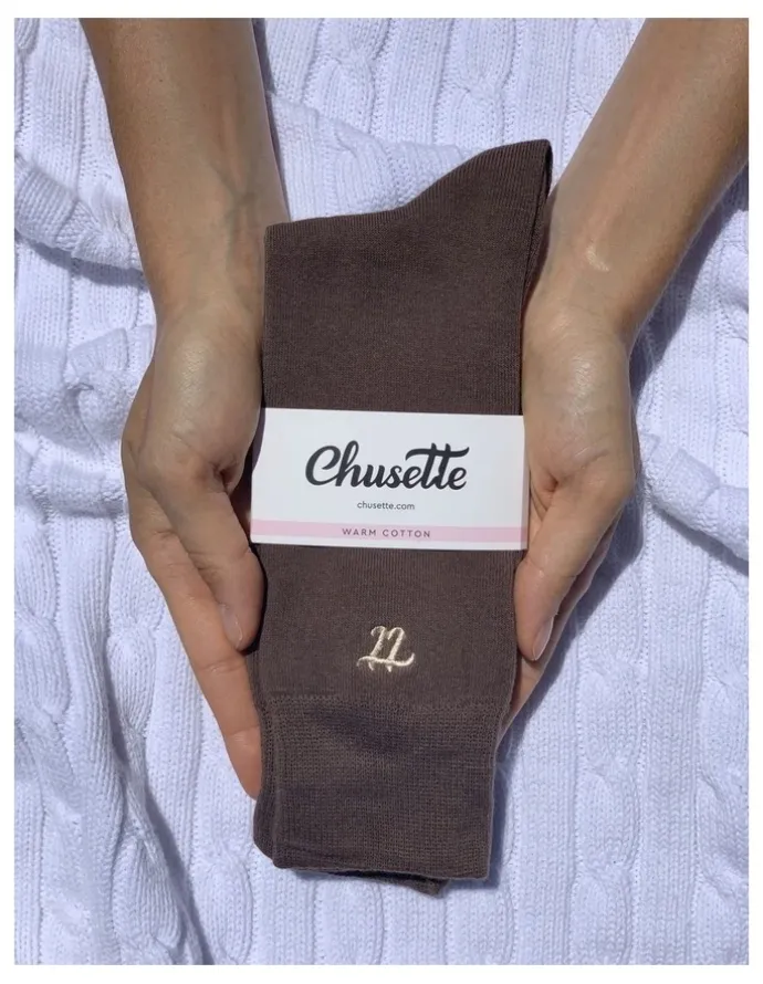 Chusette Men's Socks in Brown 10 Pack