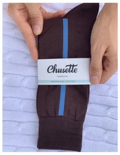 Chusette Men's Socks in Dark Brown 10 Pack