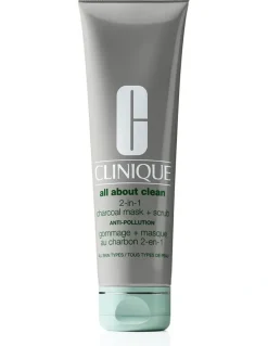 Clinique All About Clean 2-in-1 Charcoal 100ml Mask + Scrub