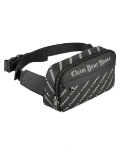 Clubman Claim Your Space Belt Bag in Black