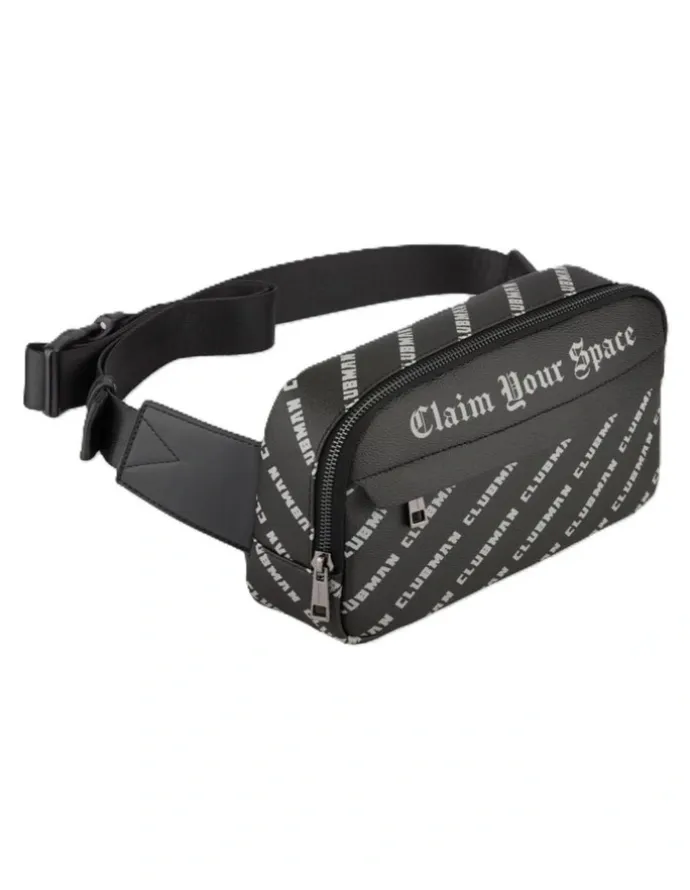 Clubman Claim Your Space Belt Bag in Black