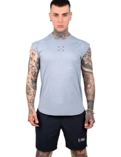 Clubman C-365 Flex Singlet in Haze Blue