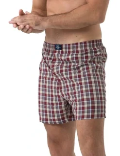 Coast Clothing Co Bamboo Boxers 2 Pack in Red