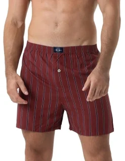 Coast Clothing Co Bamboo Boxers 2 Pack in Red
