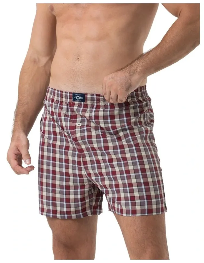 Coast Clothing Co Bamboo Boxers 2 Pack in Red