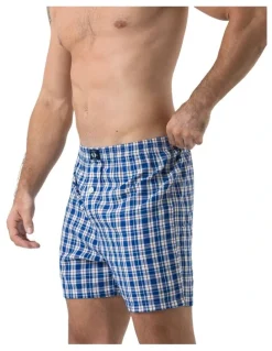 Coast Clothing Co Bamboo Boxers Pack Of 2 in Blue