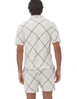 Coast Clothing Co Brussels Button Thru Pyjama in Brown
