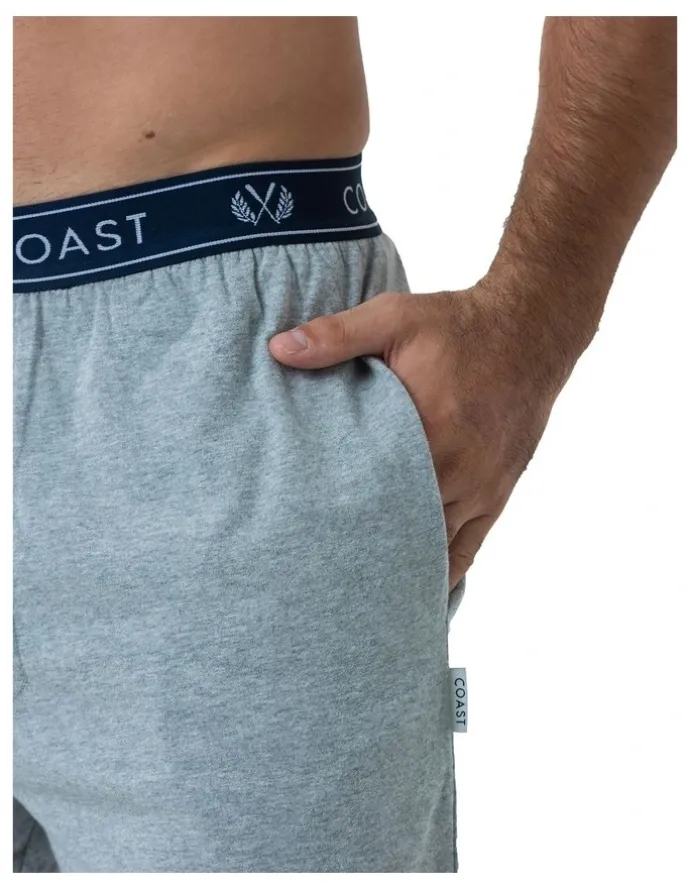 Coast Clothing Co Essential Sleep Pyjama Short in Grey