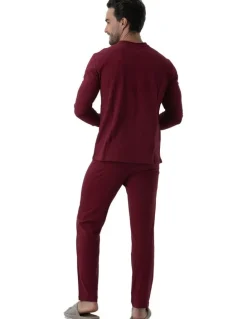 Coast Clothing Co Essential Knit Pyjama Set in Raspberry