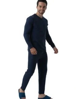 Coast Clothing Co Essential Knit PJ Set in Navy