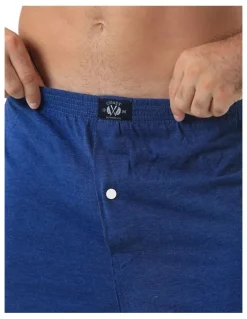 Coast Clothing Co Knit Boxers 2 Pack in Navy Iris