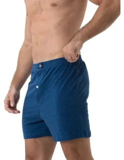 Coast Clothing Co Knit Boxers 2 Pack in Navy Iris