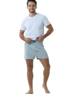 Coast Clothing Co Knit Boxers 2 Pack in Grey