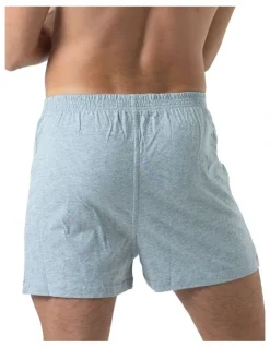 Coast Clothing Co Knit Boxers 2 Pack in Grey