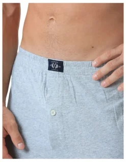 Coast Clothing Co Knit Boxers 2 Pack in Grey