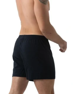 Coast Clothing Co Knit Boxers 2 Pack in Black