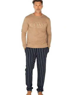 Coast Clothing Co Melbourne Winter Pyjamas in Mocha