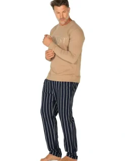 Coast Clothing Co Melbourne Winter Pyjamas in Mocha