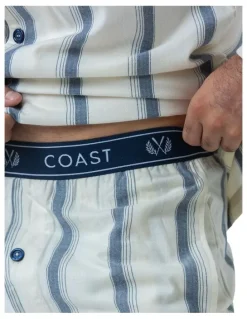 Coast Clothing Co Montana Pyjama Set in White