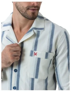 Coast Clothing Co Montana Pyjama Set in White