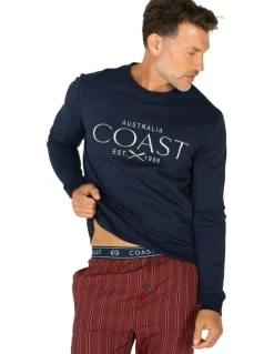 Coast Clothing Co Perth Winter Pyjama in Navy