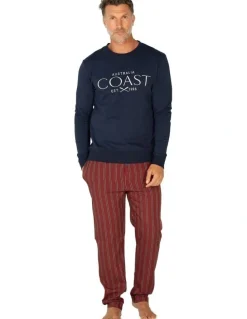 Coast Clothing Co Perth Winter Pyjama in Navy