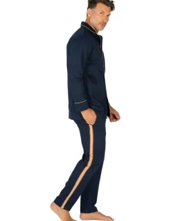 Coast Clothing Co Portsea Button Payjama Set in Navy