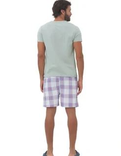 Coast Clothing Co Road Tripping Mens Pyjamas in Green