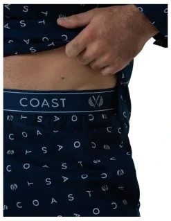 Coast Clothing Co Signature Winter Pyjama Set in Navy
