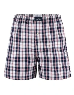 Coast Clothing Co Woven Boxers 2 Pack in Grey