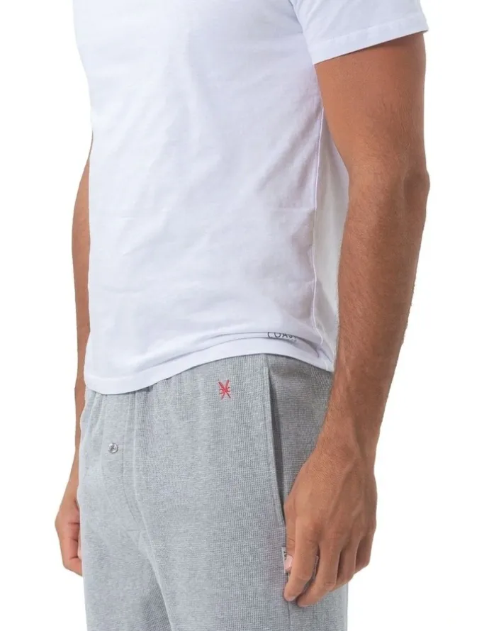 Coast Clothing Co Barcelona Lounge Shorts in Grey Marle