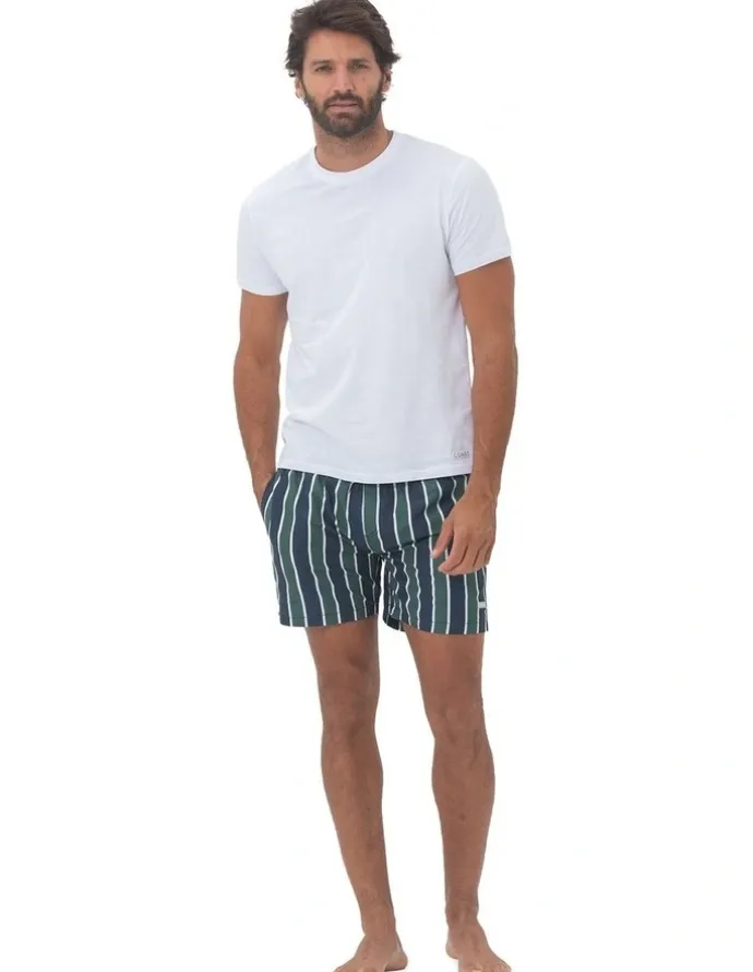 Coast Clothing Co Felix Mens Swim Shorts in Dark Green