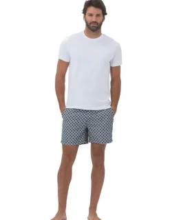 Coast Clothing Co Iris Square Swim Shorts in Navy