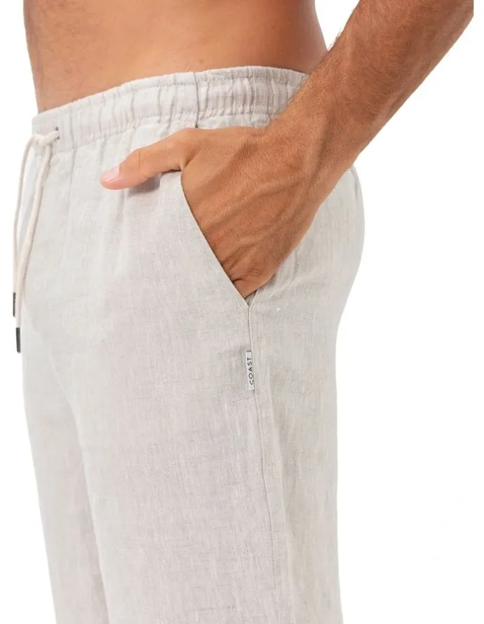 Coast Clothing Co Linen Pants in Sand